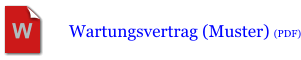 W Wartungsvertrag (Muster) (PDF)